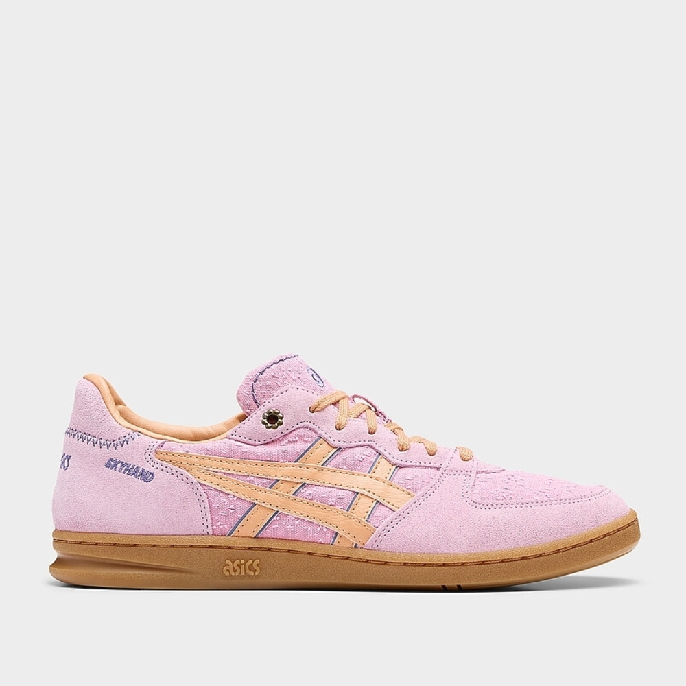 Asics Men's Pink and Orange Athletic Shoes